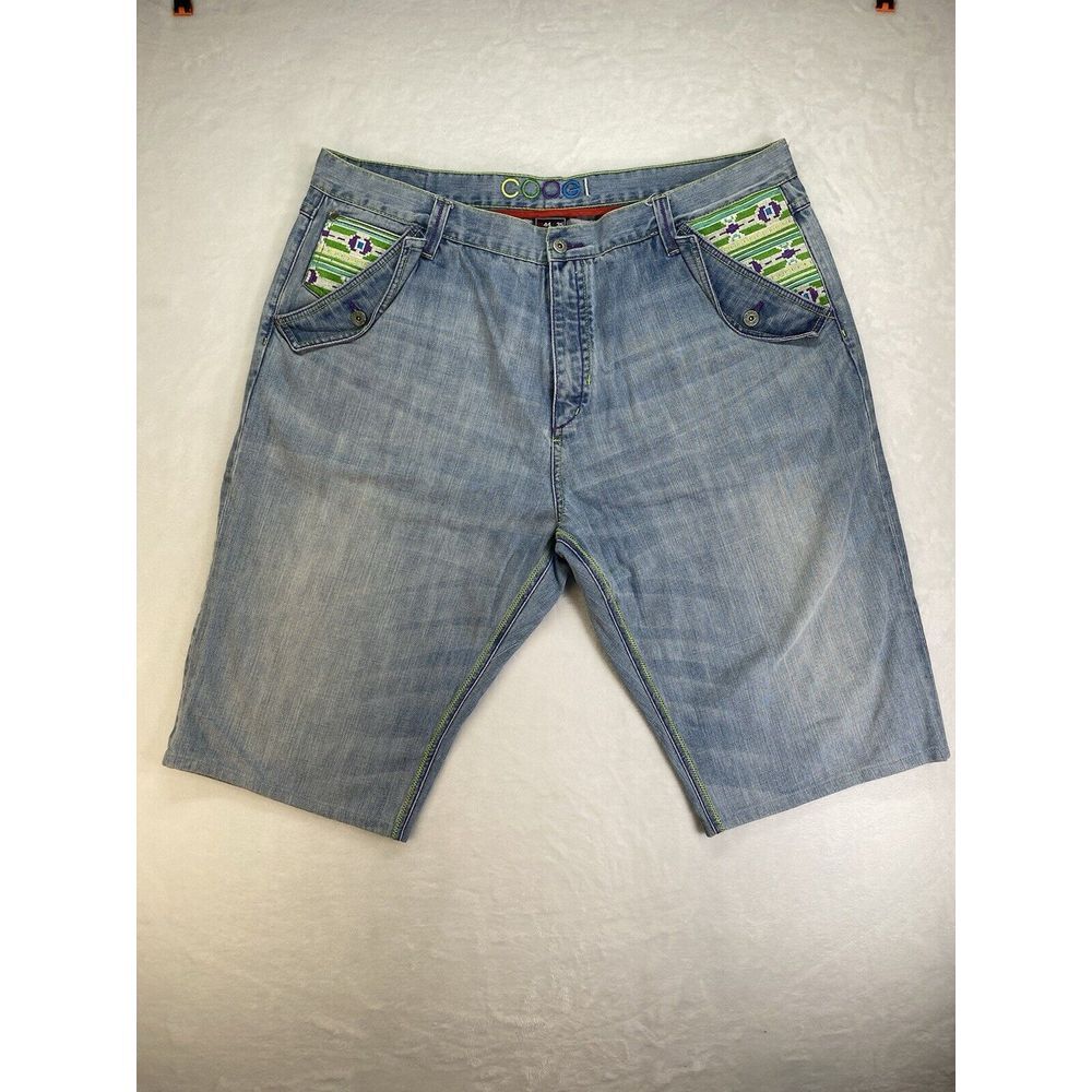 COOGI Authentic Australian Embroidered Front Denim Jean Pant Mens 44x35